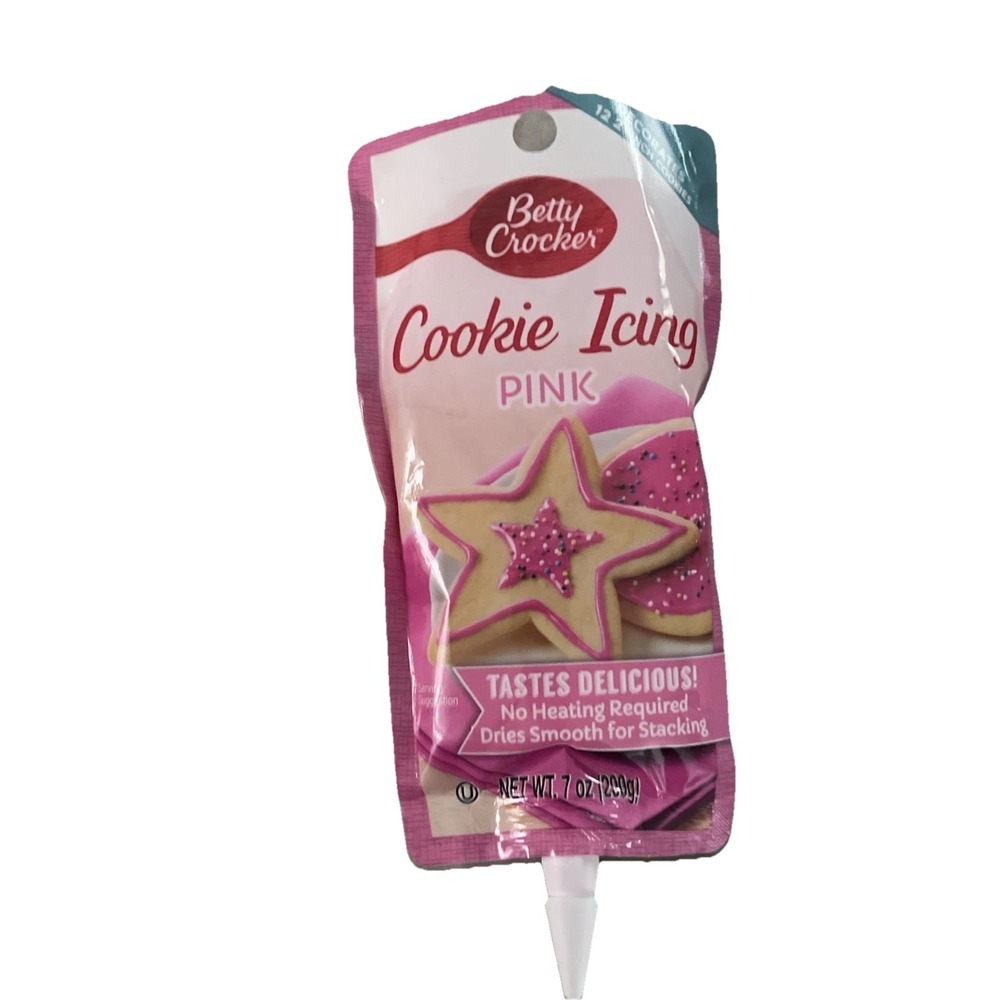 BETTY‎ CROCKER COOKIE ICING PINK, 7 Oz